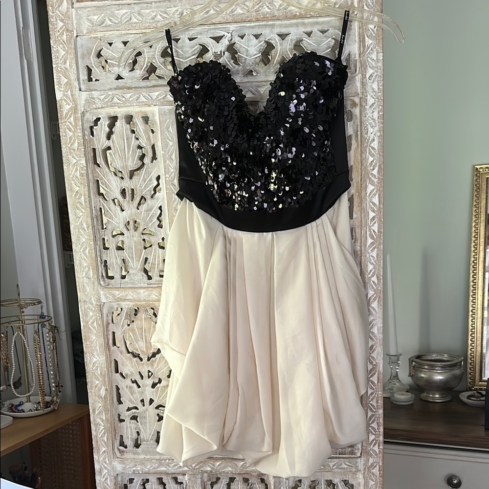 Bardot Black Strapless Dress